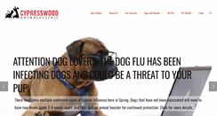 Desktop Screenshot of cypresswoodanimalclinic.com